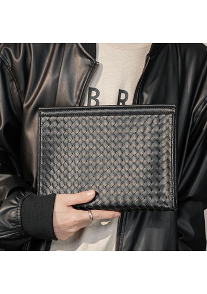 Tidog Yüksek Kaliteli Erkek El Çantasına Sahip Yeni El Dokuması Zarf Çantası (Yurt Dışından)