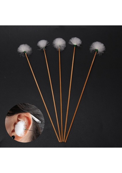 [sıcak] 5 Adet Kaz Tüyü Earpick Balmumu Sökücü Küret Yetişkin Bambu Saplı Kulak Kazma Araçları Kaşık Temizleyici Sopa Sağlık (Yurt Dışından) fiyatları