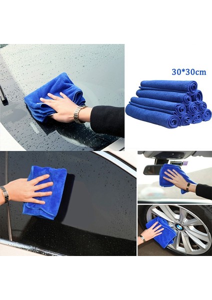 10 Adet Mikrofiber Araba Temizlik Havlusu Otomobil Motosiklet Yıkama Cam Ev Temizlik Küçük Havlu (Yurt Dışından) fırsatları