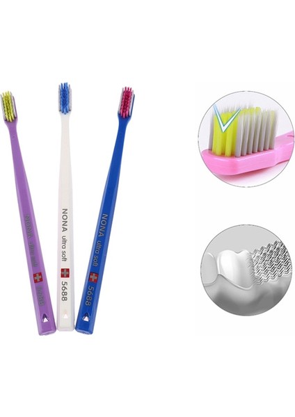 1/2 Adet Temiz Ortodonti Parantez Toksik Olmayan Yetişkin Ortodontik Diş Fırçaları Diş Diş Fırçası Seti Ua Trim Yumuşak Diş Fırçası (Yurt Dışından) modelleri