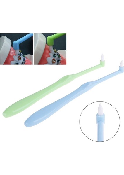 Adet Küçük Kafa Ortodontik Diş Fırçası Diş Fırçası Temiz Ortodonti Parantez Için Yumuşak Diş Fırçası (Yurt Dışından) modelleri