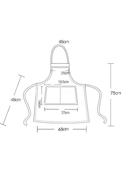 Paket Önlük Önlükleri 2 Cepli Ayarlanabilir Mutfak Pişirme Şef Önlüğü Kadınlar ve Erkekler Için, Beyaz (Yurt Dışından) fırsatları