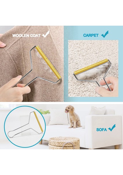 Giysiler Için Taşınabilir Lint Sökücü, Giysi Tüyleri Giderici Kumaş Tıraş Makinesi, Çift Taraflı Yeniden Kullanılabilir Lint Sökücü Seyahat Fırçası-A (Yurt Dışından) indirimleri