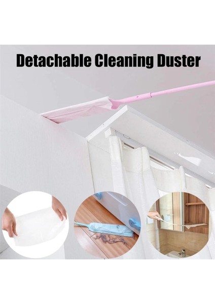 Uzun Saplı Çıkarılabilir Toz Temizleme Fırçası/ev Başucu Yatak Alt Temiz Fırça/temiz Kürk Saç Süpürme Tozlu Artefakt/kullanımı Kolay Temiz Fırça (Yurt Dışından)