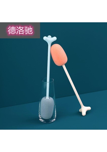 Sünger Fırça Fincan Fırça Fincan Artefakt Fırça Su Bardağı Temizleme Uzun Saplı Ölü Köşe Yok Ev Aleti Küçük Fırça (Yurt Dışından)