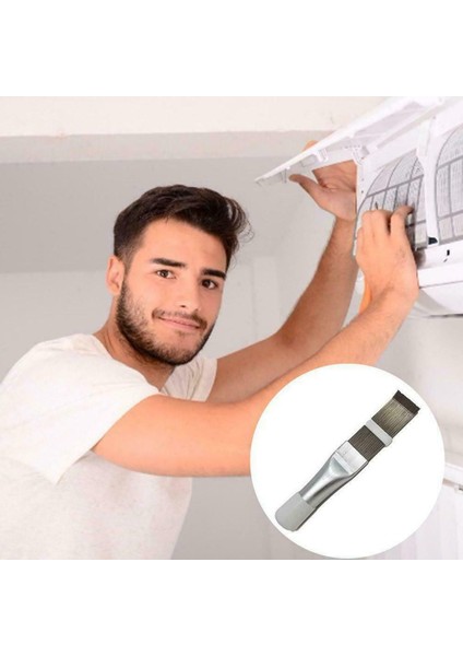 Klima Fin Temizleme Tarağı Paslanmaz Çelik Fin Düzleştirici Fırça Klima Temizleme Aracı Temizlik Malzemeleri 1 Adet (Yurt Dışından) fiyatları