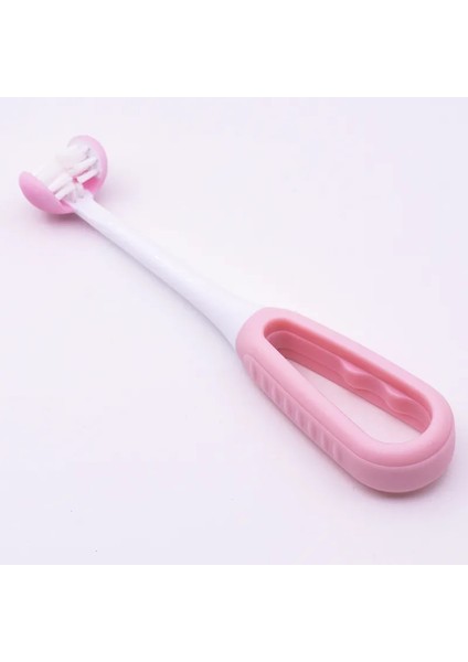1 Adet Bebek Diş Fırçası Üç Taraflı Yumuşak Diş Fırçası Çocuk Ağız Hijyeni Bakımı Çocuklar Diş Eğitimi Ağız Temiz 3-12 (Yurt Dışından)