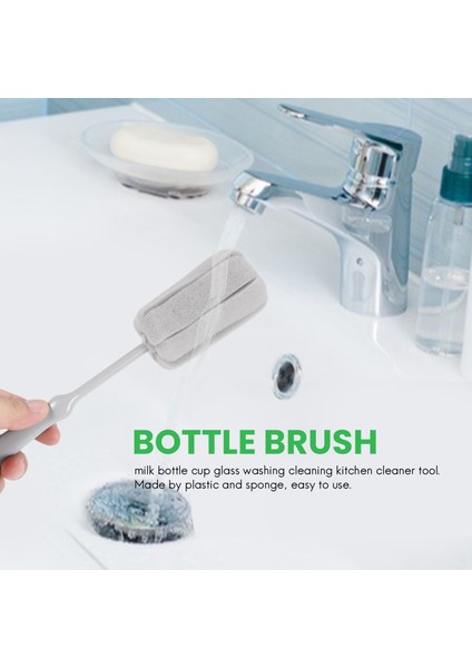 Adet Sünger Fırça Süt Şişesi Bardak Cam Yıkama Temizleme Mutfak Temizleyici Araçları Bardak Temizleme Fırçası Plastik Kısa Saplı (Yurt Dışından) fiyatları
