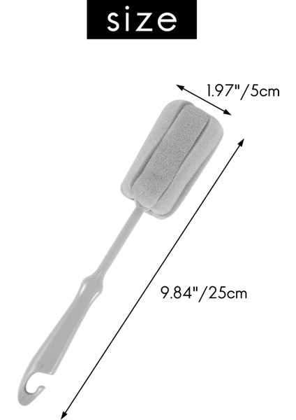 Adet Sünger Fırça Süt Şişesi Bardak Cam Yıkama Temizleme Mutfak Temizleyici Araçları Bardak Temizleme Fırçası Plastik Kısa Saplı (Yurt Dışından) fırsatları