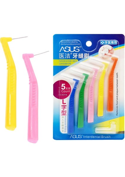 Adet 0.6-1.5mm L Diş Arası Fırçalar Sağlık Diş Itme-Çekme Escova Gıda ve Plak Kaldırır Daha Iyi Dişler Ağız Hijyeni Aracı (Yurt Dışından)