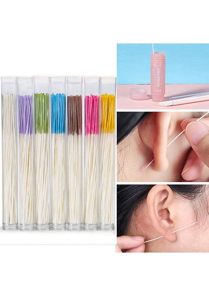 70 Adet Tek Kullanımlık Kulak Temizleme Seti Çim Kağıt Ipi Kulak Deliği Sonrası Bakım Araçları (Yurt Dışından)