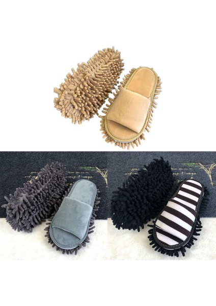 Ev Temizleme Fırçası Zemin Zemin Temizleme Araçları Tembel Terlik Temizlik Bezi 1 Çift Mikrofiber Yenilik Terlik Tarzı Mops (Yurt Dışından) indirimleri