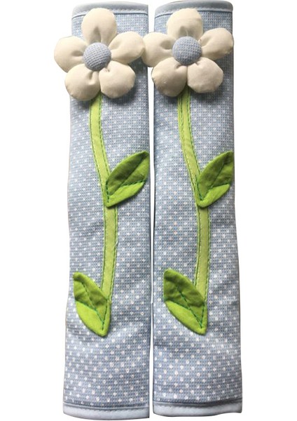 Flyeer 2 Adet Pastoral Çiçek Puantiyeli Kapı/buzdolabı Kulp Kılıfı Buzdolabı Kapı Kolu Eldiven Ev Dekor Mutfak Aksesuarları Mavi (Yurt Dışından) fiyatları