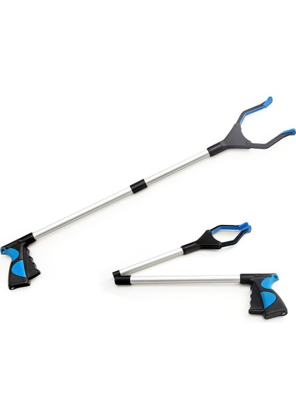 Döner Tutucu Çöp Toplayıcı Uzatma Yardımcıları Alet Kolu Uzantısı - Gümüş ve Siyah ve Sarı (Yurt Dışından) modelleri