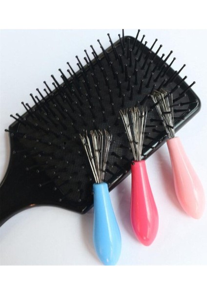 Tarak Saç Fırçası Temizleyici Plastik Metal Temizleme Sökücü Gömülü Alet Sökücü Kolu Arapsaçı Saç Tarak Aksesuarları Rastgele Renk (Yurt Dışından)