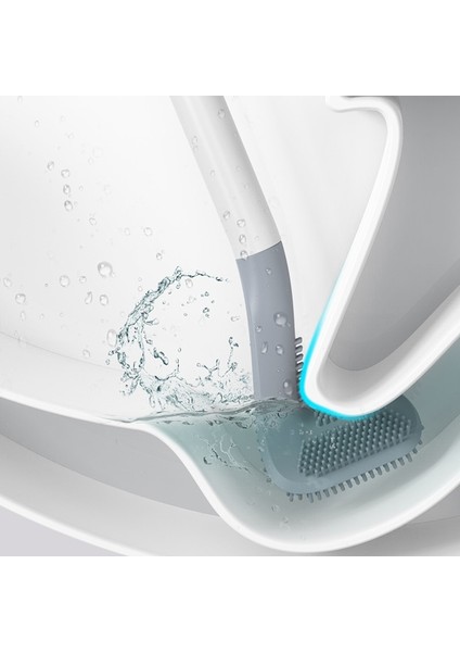 Silikon Tuvalet Fırçaları Banyo Uzun Saplı Tuvalet Temizleme Fırçası Golf Fırça Kafası Hiçbir Ölü Köşe Duvara Monte Tuvalet Fırçası (Yurt Dışından) modelleri
