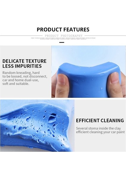 Araba Kil Bar Yıkama Temizleme Araçları Mavi 100G Temiz Çamur Otomatik Detaylandırma Bakım Aksesuarları Için Lekeleri Kaldırmak (Yurt Dışından) fiyatları