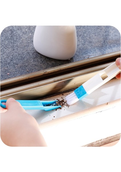 [sıcak] Pencere Oluk Temizleme Fırçası Ev Temizlik Araçları Çok Fonksiyonlu Windows Yuvası Fırça Klavye Köşesi Cranny Toz Kürek Parça Temizleyici (Yurt Dışından) fırsatları
