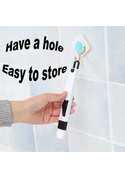 [sıcak] Pencere Oluk Temizleme Fırçası Ev Temizlik Araçları Çok Fonksiyonlu Windows Yuvası Fırça Klavye Köşesi Cranny Toz Kürek Parça Temizleyici (Yurt Dışından) indirimleri