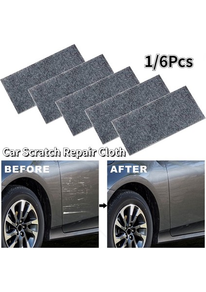 1/6 Adet Araba Çizik Onarım Bezi Çizilmez Boya Metal Parlatma Temizleme Temizleme Araçları Oto Iç Aksesuarları (Yurt Dışından)