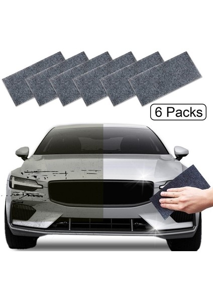 1/6 Adet Araba Çizik Onarım Bezi Çizilmez Boya Metal Parlatma Temizleme Temizleme Araçları Oto Iç Aksesuarları (Yurt Dışından) fiyatları