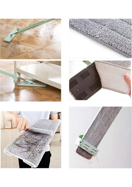 Paket Paspas Pedleri Islak Kuru Mikrofiber Paspas Temizleme Pedi Paspas Çoğu Sprey Mop ve Reveal Mops Için Yedek Başlıkları Doldurur (Yurt Dışından)