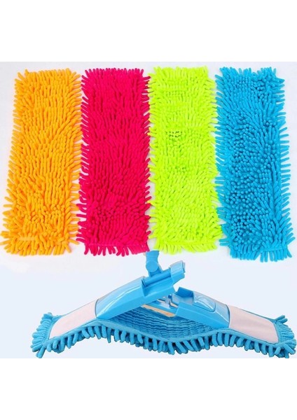 [şönil Düz Paspas Kafası Için Yedek Bez] [ev Tipi Toz Giderme Temizleme ve Yeniden Kullanılabilir Mikrofiber Paspas Yedek Kafası] [mikrofiber Temizleme Pedleri] (Yurt Dışından)