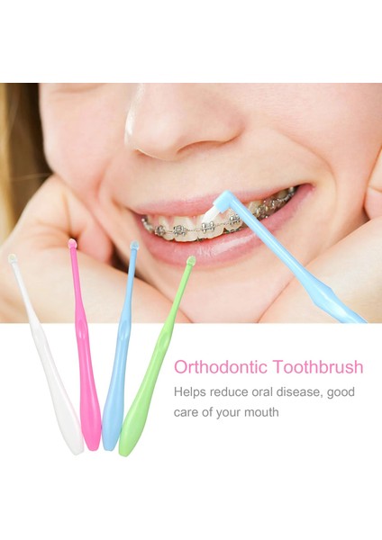 1 Adet Diş Fırçası Sonu Püskül Konik Fırça Yumuşak Kıl Parantez Temizleme Diş Fırçası Ipi Ağız Diş Bakımı (Yurt Dışından) fiyatları