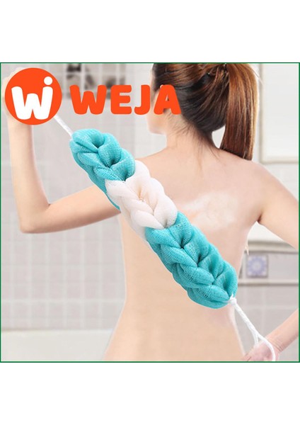 [weja]temizleme Vücut Fırçası Uzun Banyo Fırçaları Duş Topu Geri Fırça Ovma Havlu Banyo Malzemeleri Yıkama Araçları (Yurt Dışından)