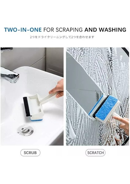 Çift Taraflı Temizleme Fırçası Sprey Pencere Camı Fırçası (Yurt Dışından) fırsatları