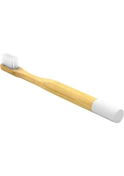 14.5 cm 6 Renk Çevre Dostu Bambu Diş Fırçası Çocuklar Orta Kıl Çocuk Naylon Elyaf Kıllar Doğal Ahşap Diş Fırçası (Yurt Dışından)