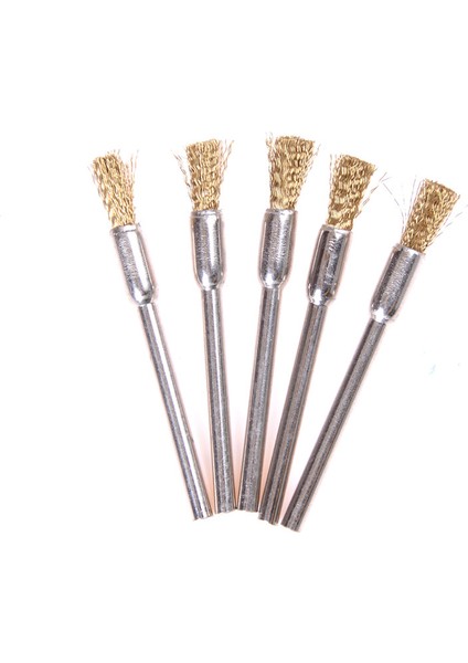 5 Adet 3mm * 5mm Shank Parlatma Pirinç Tel Tekerlek Fırçaları Döner Temizleme Araçları Podazz (Yurt Dışından) fiyatları