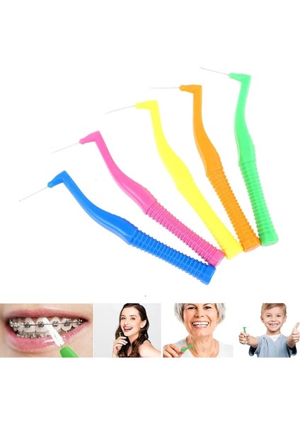 20 Adet Diş Arası Fırça Temiz Dişler Arasında Mini Diş Fırçası Inter Diş Temizleme Aracı Seyahat Taşınabilir Kürdan Ipi Çubukları (Yurt Dışından) modelleri