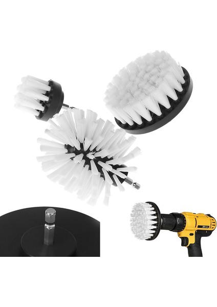 Beyaz Elektrikli Zemin Temizleme Fırçası Matkap Elektrikli Alet Inatçı Leke Karşılaşmasını Çıkarma (Yurt Dışından) modelleri