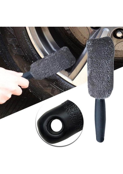 1 Adet Araba Yıkama Detaylandırma Temizleme Fırçası Boyutlu Uzun Saplı Mikrofiber Jant Fırçası Oto Bakım Aksesuarları (Yurt Dışından) fırsatları