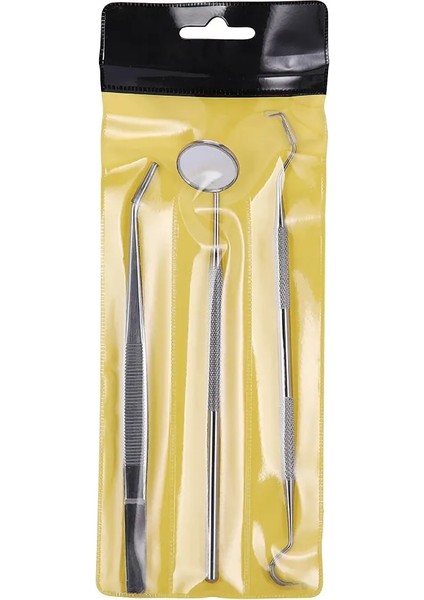 Azdent Diş Temizleme Alet Seti Paslanmaz Çelik Malzeme Diş Temizleme Beyazlatma Temel Bakım Için (Yurt Dışından)