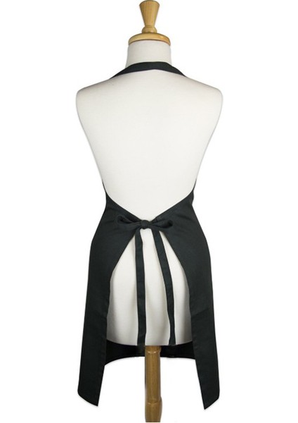 Paket Pamuk Ayarlanabilir Önlük 2 Cepli Pişirme Mutfak Önlükleri Kadın Erkek Şef, Siyah (Yurt Dışından) indirimleri