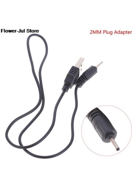 2mm USB Şarj Aleti Kablosu Küçük Pin USB Şarj Aleti Kurşun Kablosu USB Kablosu Nokia CA-100C Küçük Pin Telefon 50 cm (Yurt Dışından)
