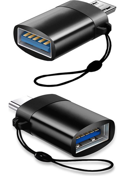 Bluewow WT006 Tip-C Otg Adaptörü Hızlı USB 3.0 Tip C Adaptörü Macbookpro Xiaomi Huawei Mini USB Adaptörü Tip-C Otg Kablo Dönüştürücü (Yurt Dışından)