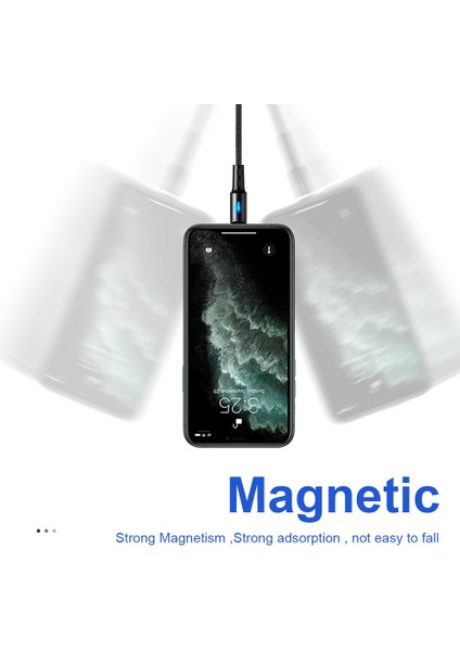 Manyetik USB Kablosu iphone 11 7 8 Artı Hızlı Şarj Mıknatıslı Şarj Aleti Kablosu iphone Xr x Xs Max Cep Telefonu Kablosu Cabo (Yurt Dışından) fiyatları