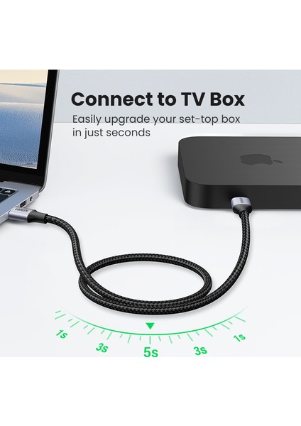 Ugreen USB 3.0 A - A Kablosu USB - USB Erkek - Erkek Naylon Örgülü Tip A - Sabit Disk Muhafazaları Için A Tipi Kablo Oyuncu Dizüstü Bilgisayar Soğutucusu (Yurt Dışından)