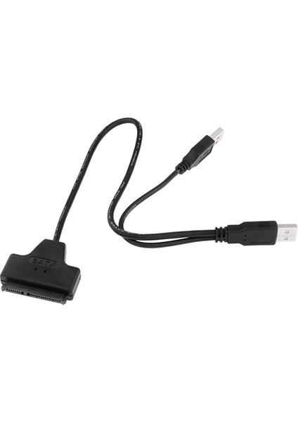 USB 2.0 - 2.5 Inç 22 7+15 Seri Ata Sata 2.0 Hdd/ssd Adaptör Dönüştürücü Kablosu (Yurt Dışından)