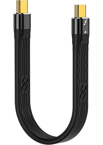 0,22M Tip C Adaptör 100W USB 4.0 Thunderbolts 4 40GBPS Usb-C Dizüstü Bilgisayar Dönüştürücü (Yurt Dışından)
