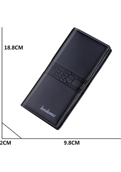 Cüzdan Erkekler Erkek Uzun Cüzdan Timsah Desenli Çoklu Kart Tokalı Cüzdan Fermuarlı Cep Telefonu Çantası Kalın Cüzdan (Yurt Dışından) fiyatları