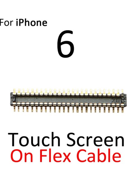 Adet||lot iPhone 6 6 S Artı LCD Ekran 3D Dokunmatik Ekran Digitizer Fpc Konektörü Anakart Flex Kablo (Yurt Dışından)