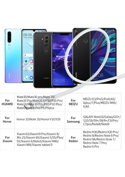 Lenuo 5A Süper Hızlı Şarj Hattı USB Tip C Veri Kablosu (Beyaz 1m / 1,5m / 2m) (Yurt Dışından) indirimleri