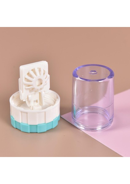 Son Yeni Plastik Elle Temizleme Lensleri Kutusu Kontakt Lens Temizleyici Yıkayıcı (Yurt Dışından)