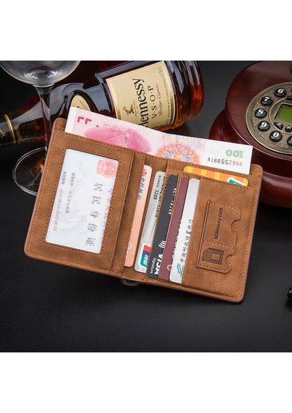 Erkek Kısa Cüzdan Retro Gündelik Gençlik Öğrencileri Moda Kişilik Cüzdan Fabrikası Doğrudan Satış Noktası (Yurt Dışından) modelleri