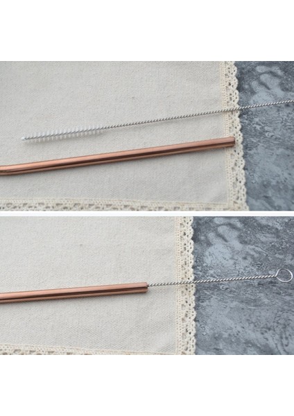 Küçük Boy Saman Temizleme Fırçası Paslanmaz Çelik Yıkama Içme Borusu Saman Fırçası-Simli (Yurt Dışından) indirimleri