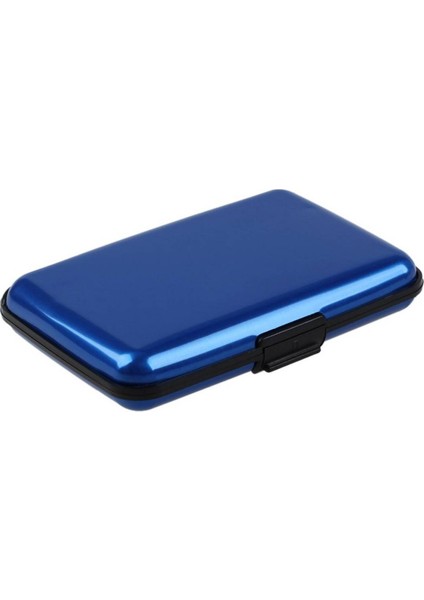 Suya Dayanıklı Ticari Kimlik Kredi Kartı Cüzdan Tutacağı Alüminyum Metal Kasa Kutusu (Rastgele Renk) (Yurt Dışından)